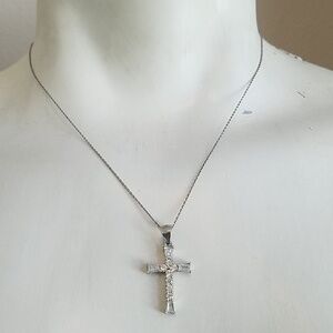 Sterling Silver Cross Necklace